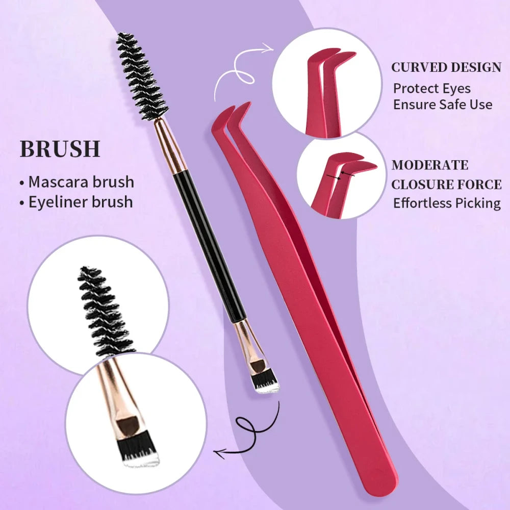 ISEEN DIY Cluster Eyelash Kit